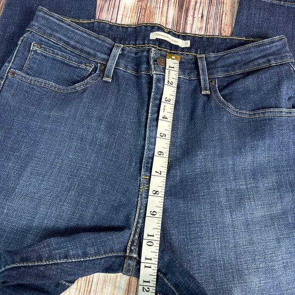 Levi's 721 HIGH RISE SKINNY Womens Size 31 Blue Jeans Denim Pants 30x27.5 - Picture 5 of 11